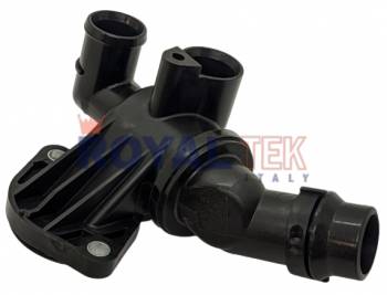 TERMOSTATO COMPLETO ROYALTEK VOLKSWAGEN VENTO 2.0 TFSI 200CV 2007-2011 / AUDI A4 2.0 TFSI 2004/2008 - TEMPERATURA 87 --- OEM 06F121111F